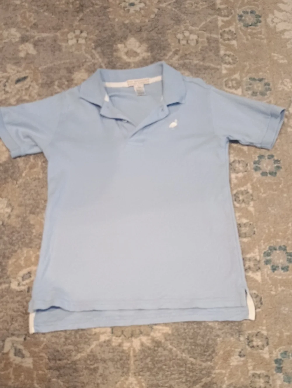 The Beaufort Bonnet Company Light Blue Kids Polo